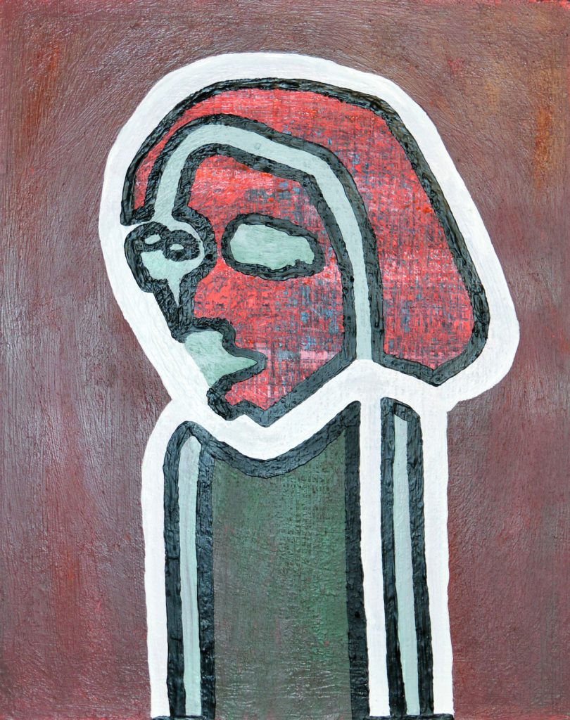  Franz Liszt Medium Acrylic on Wood Size 48 x 39 cm