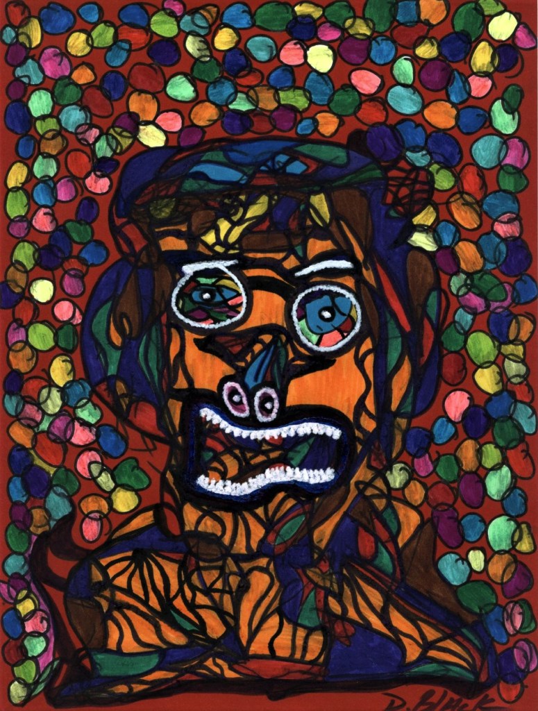 A Really Bad Trip | Pen and Ink drawing |  11in by 8 in