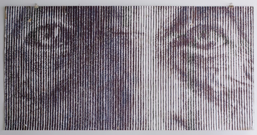 S… like Solveig aka What [?] If [?] or a New Grate v.7.13 | Mixed Media | 100 x 176 cm.