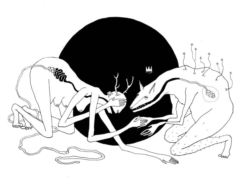 Title Eclipse Medium Pen on paper Size 8.5x11