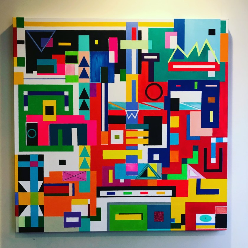  Farbe ist Alles #4 | Acrylic on canvas | 36 x 26 x 1.5