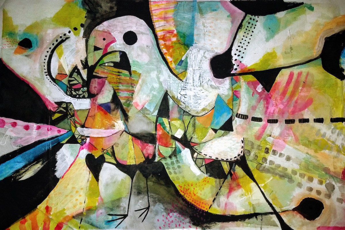 Birdlegs Medium Mixed media Size 900mmx600