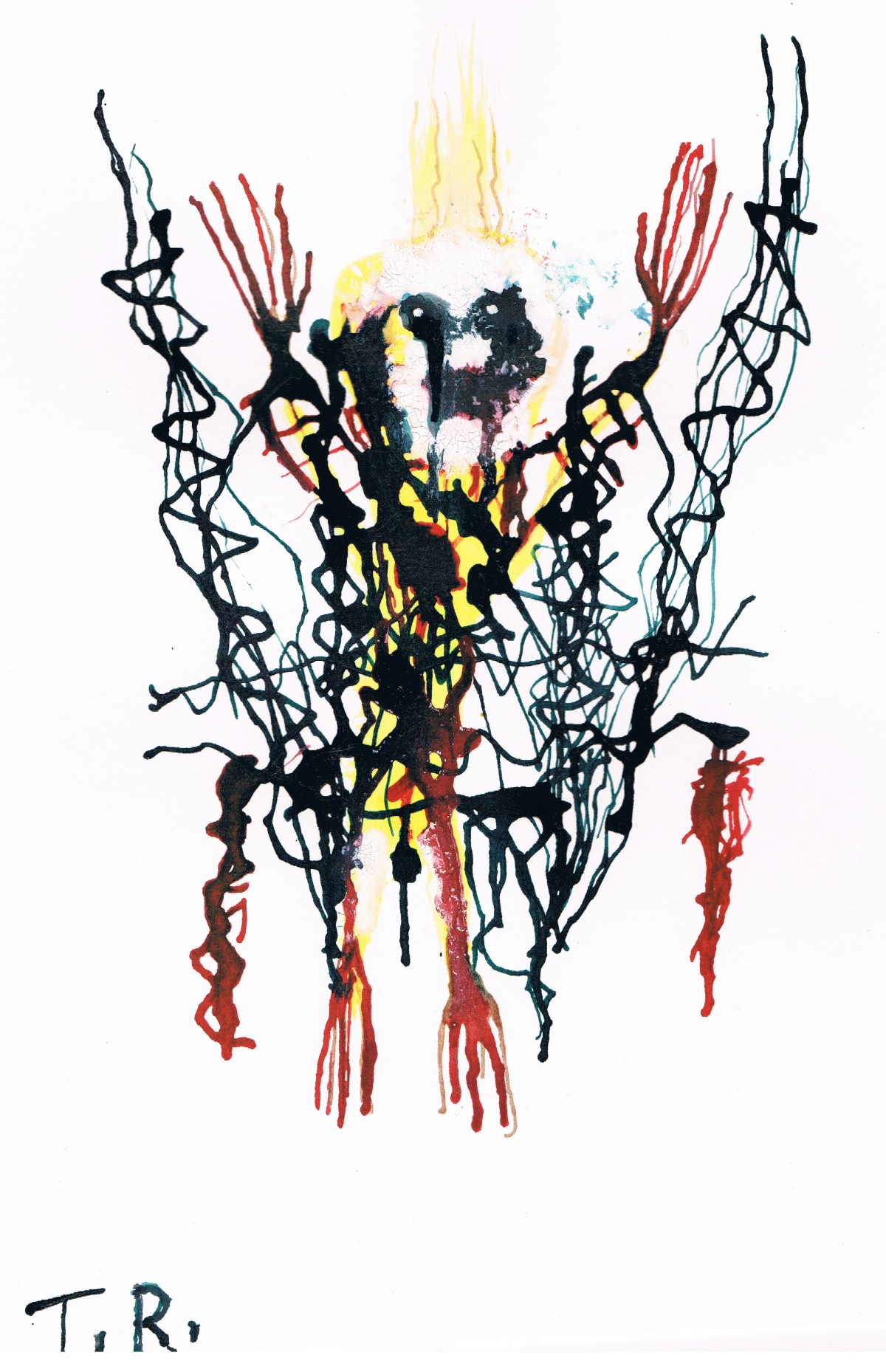 Maze 1 | ink/paper | 20x30 cm