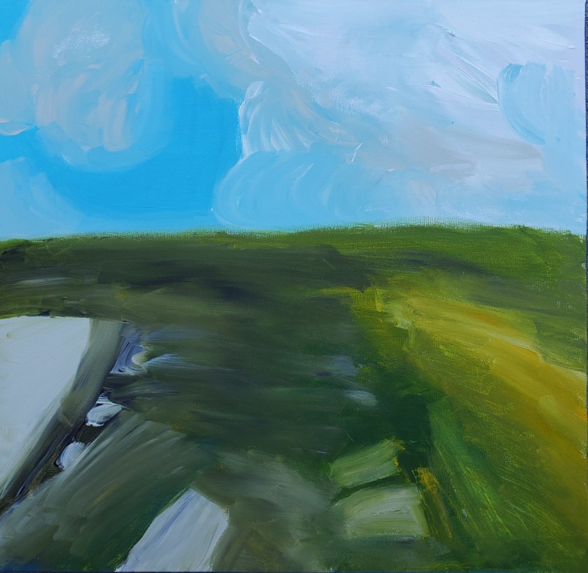  Somewhere Green | Acrylic on Canvas | 24"x 24"