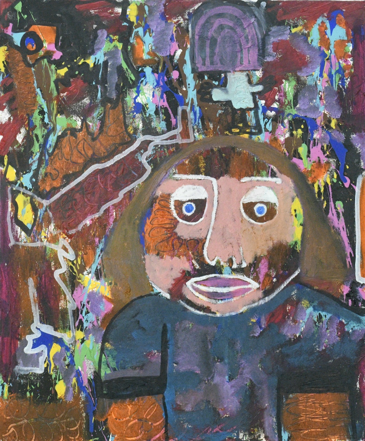 Self Reflection mixed media | 20x24 inches