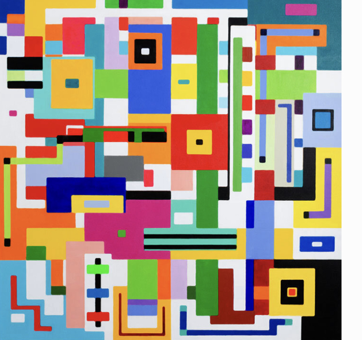  Farbe ist Alles #3 | Acrylic on canvas | 36 x 36 x 1.5