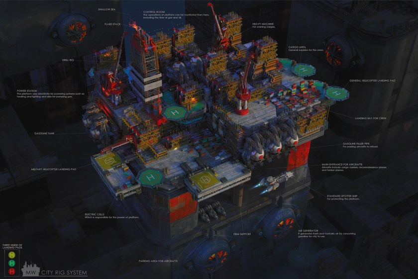 Rig Structure Medium Digital Art Size 5236×3500