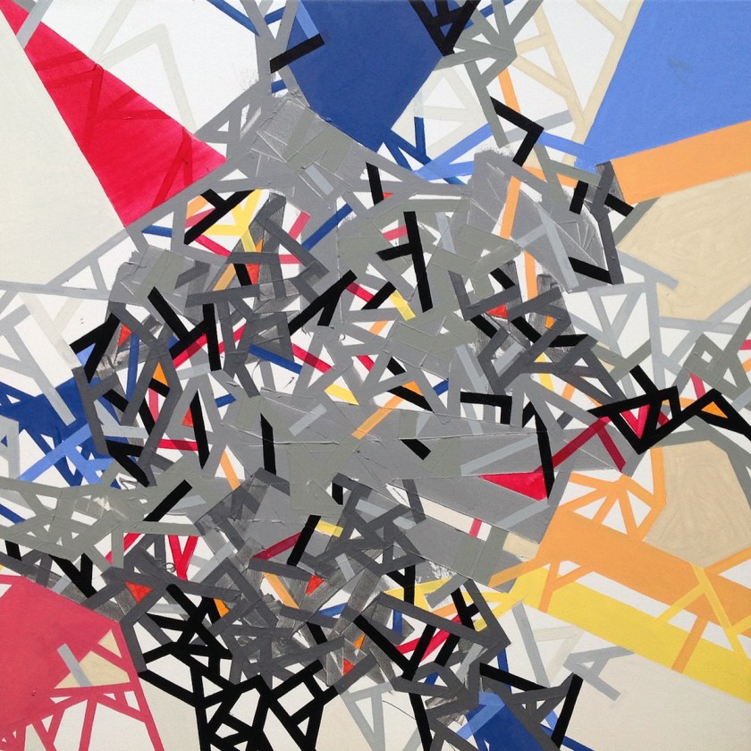 Title Meropppe Medium Acrylic on canvas Size 32x32 inches