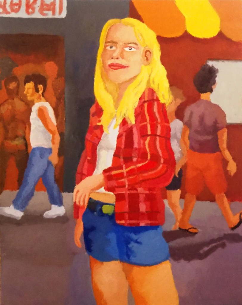  "Time of Day (Girl in a Plaid Shirt)" | Oil on Canvas | 30x24 inches