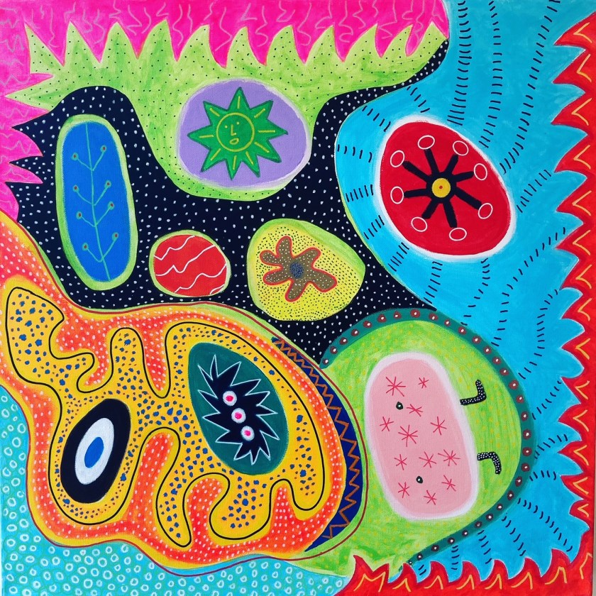 Adrift | Acrylic on canvas | 24 x 24 x 1.5