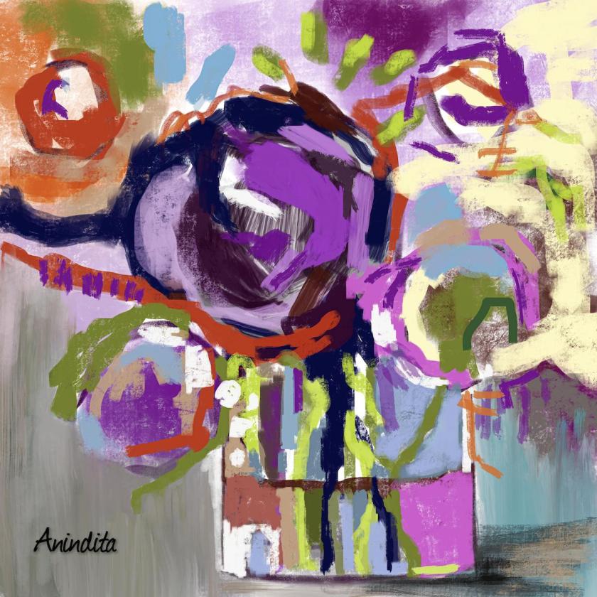 Spring Fling 8 | Digital Art | 16x16 print