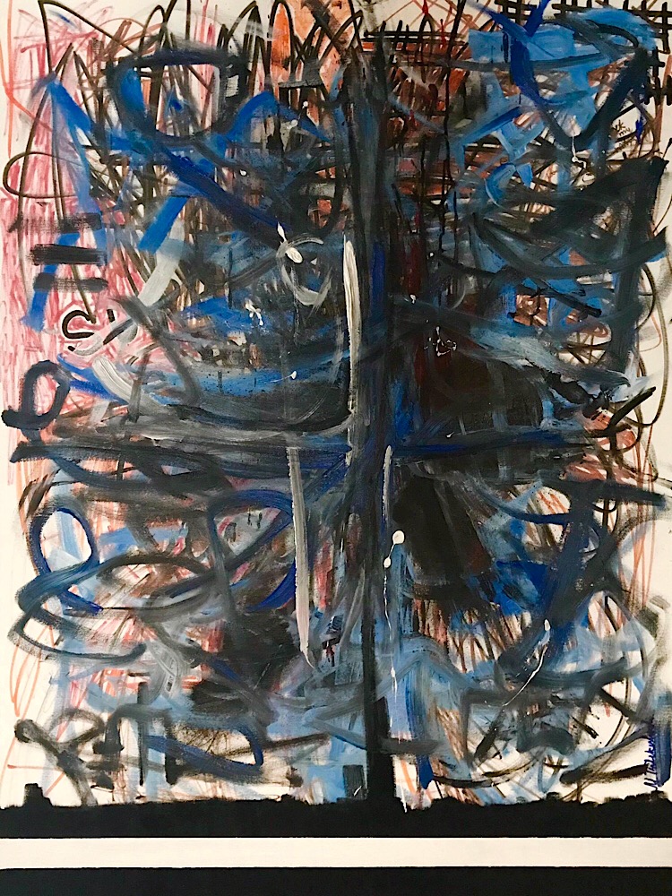 Revenge Medium Mixed Media Size 36”x 48”x1,5”