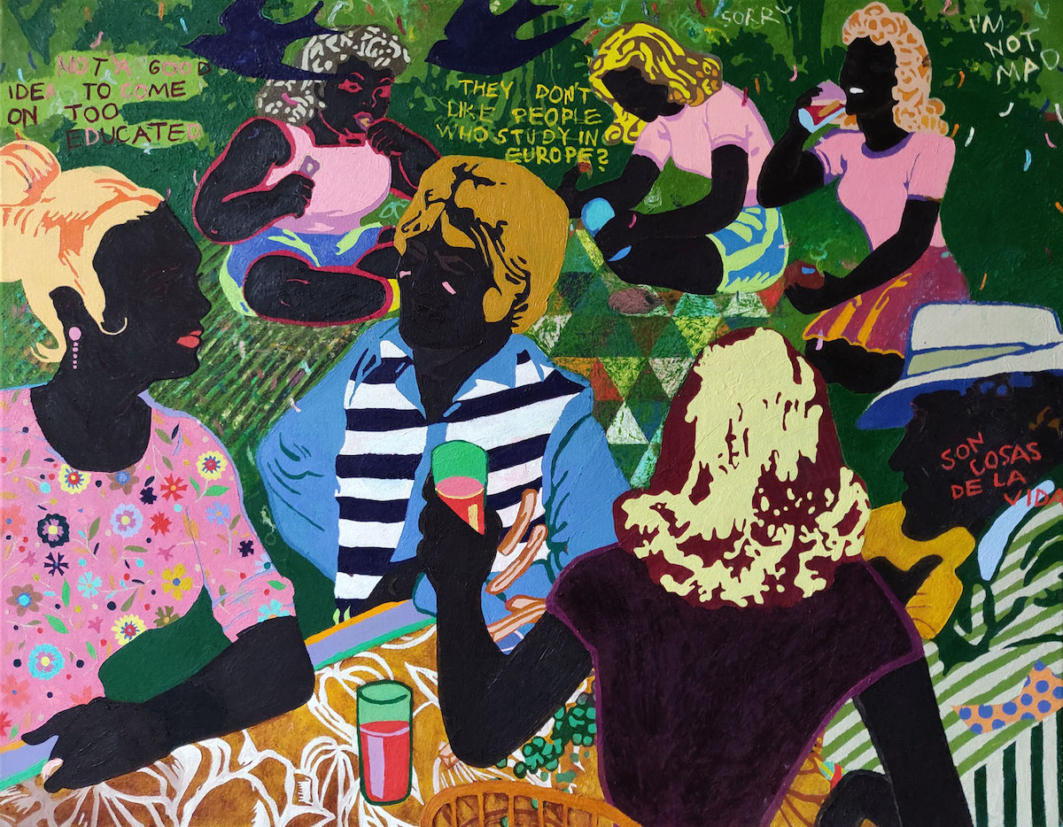 Someday Baby Medium oil on canvas Size 70cmx80cm