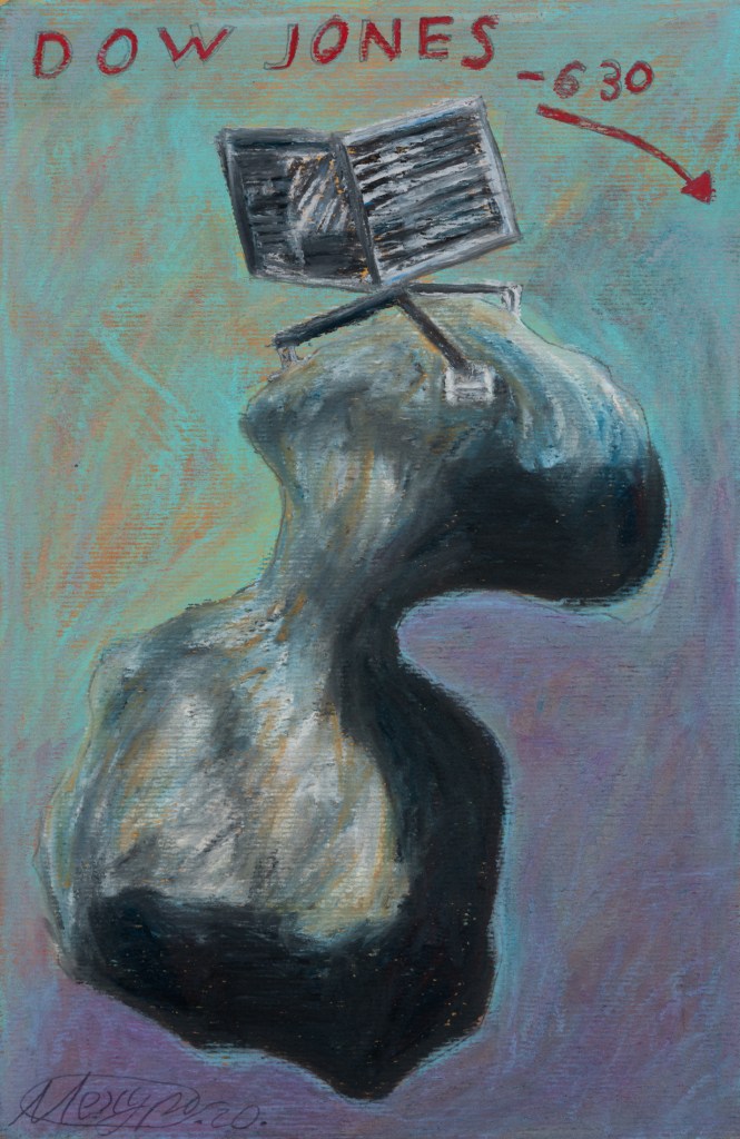  Contemporary Times . Mystery Travel . #4 | Pastel on paper | 30x20 cm