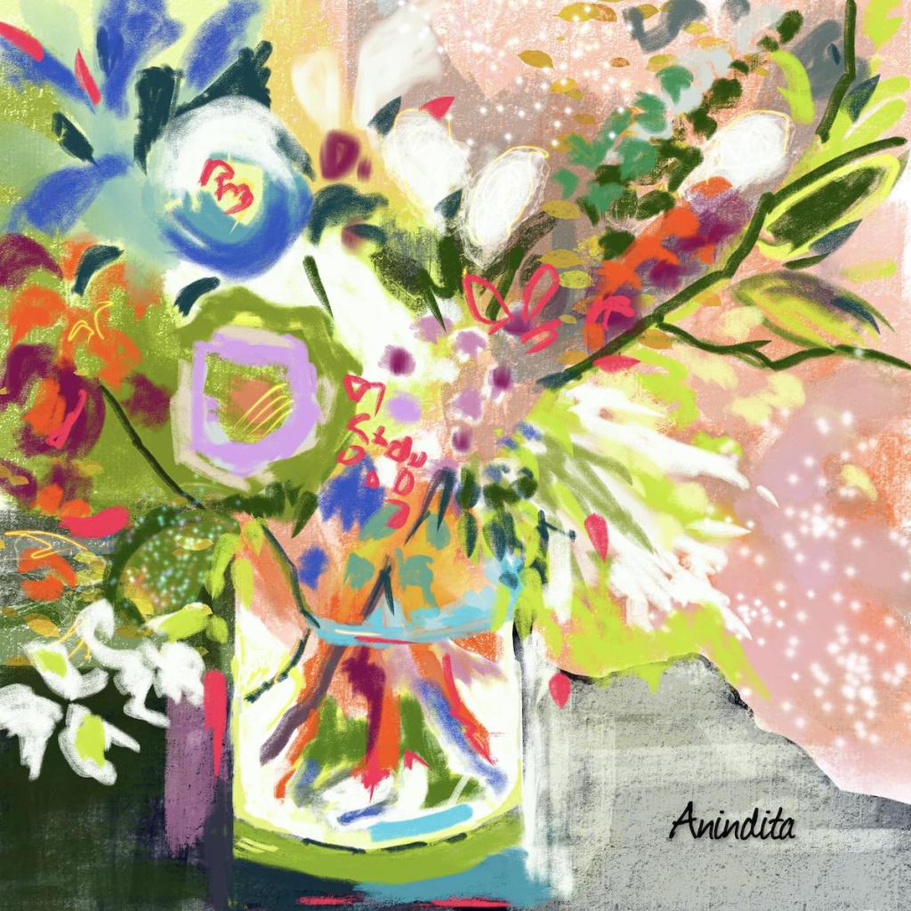 Spring Fling 7 | Digital Art | 16x16 print