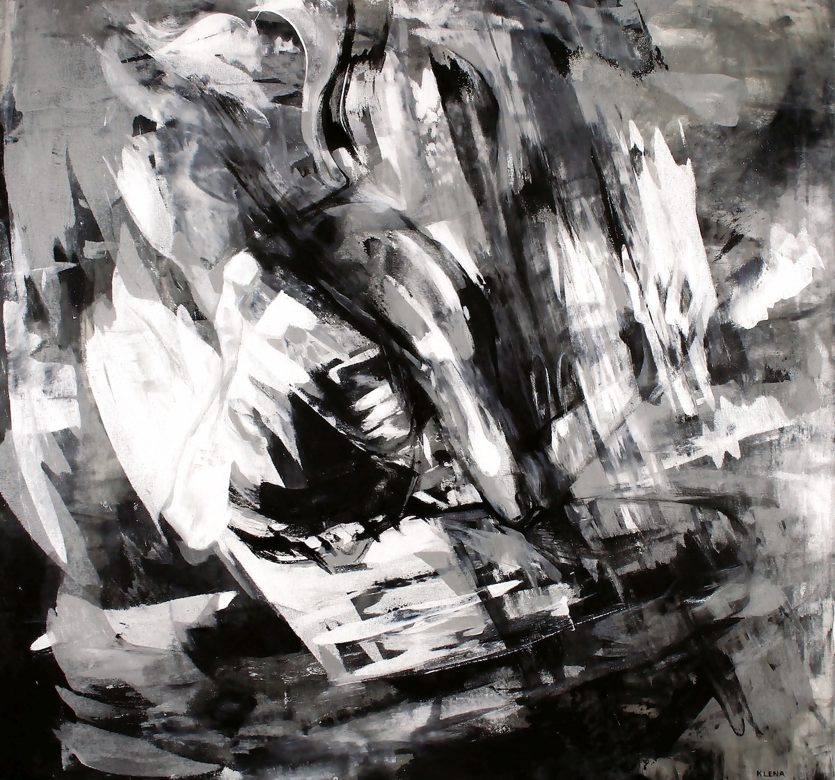 Source of Origin Medium Latex on Canvas Size 30x32