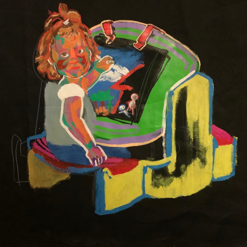 This is What Happens When You're Away | acrylic on canvas | 20"x20″