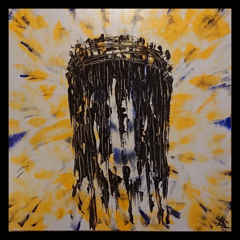 VainGlorious | Acrylic On Box Canvas | 58.42 X 58.42 cms / 23 X 23 inches