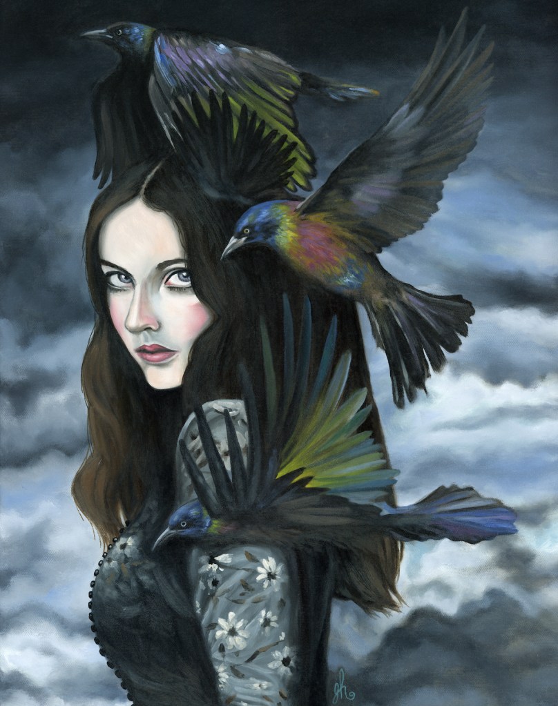  Grackle | Oils on Canvas | 28x24