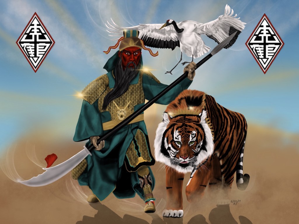  Guan Yu Medium Freehand Digital Drawing Size Various Sizes