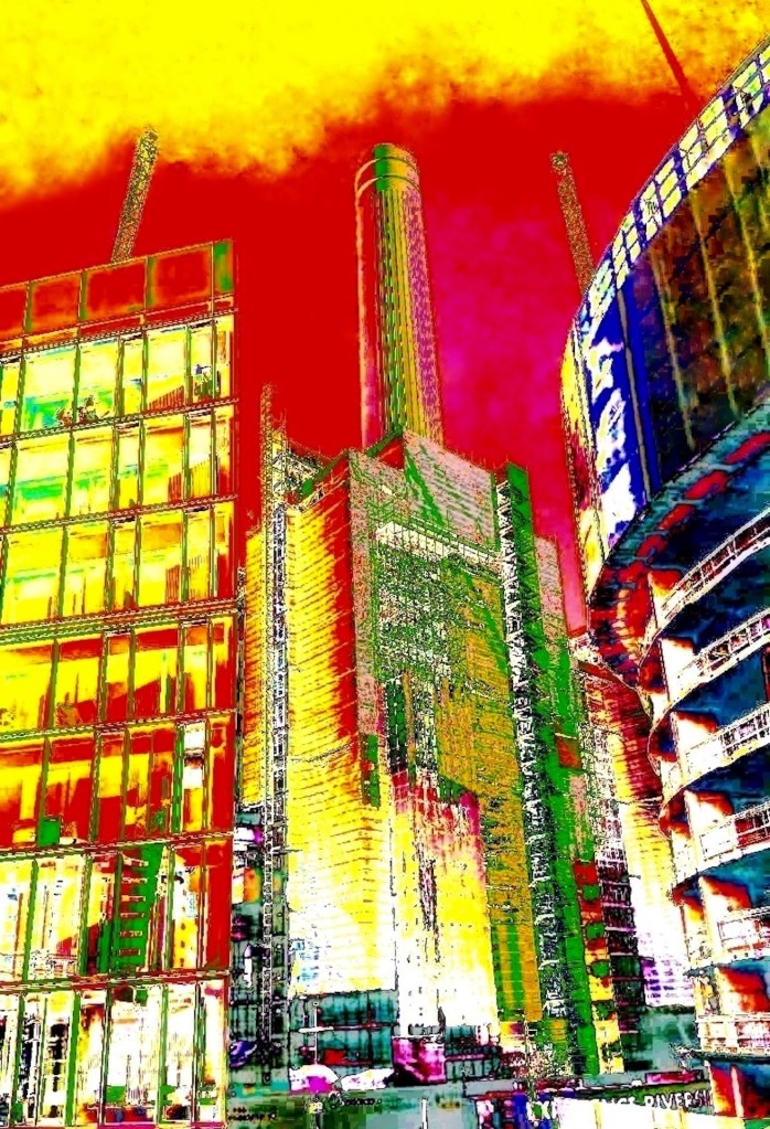 Battersea Power!!! | Digital Smartphone Photography PhoneArt | 59.4 X 84.1 cms / 23.3/8 X 33.1/8 inches