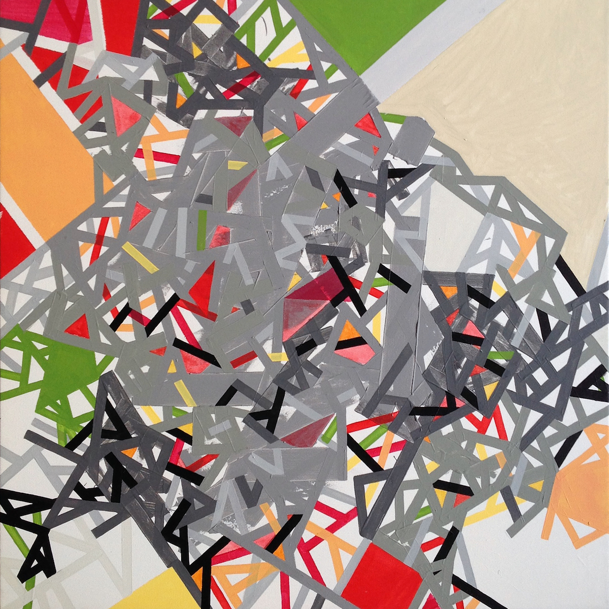 Title Dippphdda Medium Acrylic on canvas Size 32x32 inches