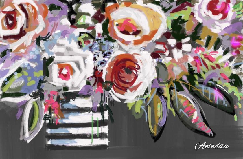 Spring Fling 9 | Digital Art | 16x16 print