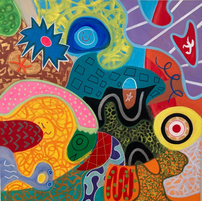 Spring! | Acrylic on canvas | 24 x 24 x 1.5