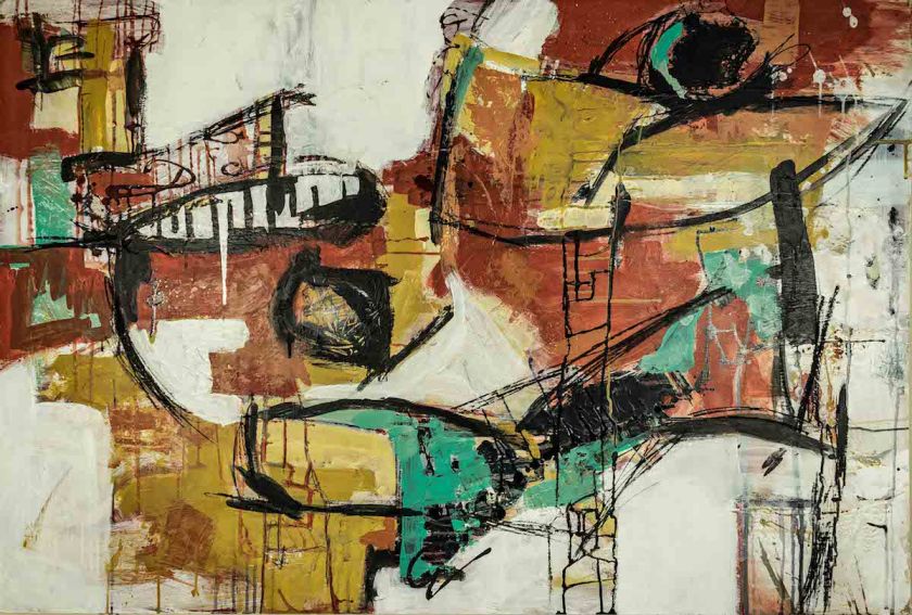 Title Untitled 16 Medium Acrylic Size 20in. X 20in.