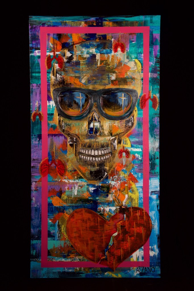 Unforgiving Pleasures | acrylic on canvas | 24"/48"